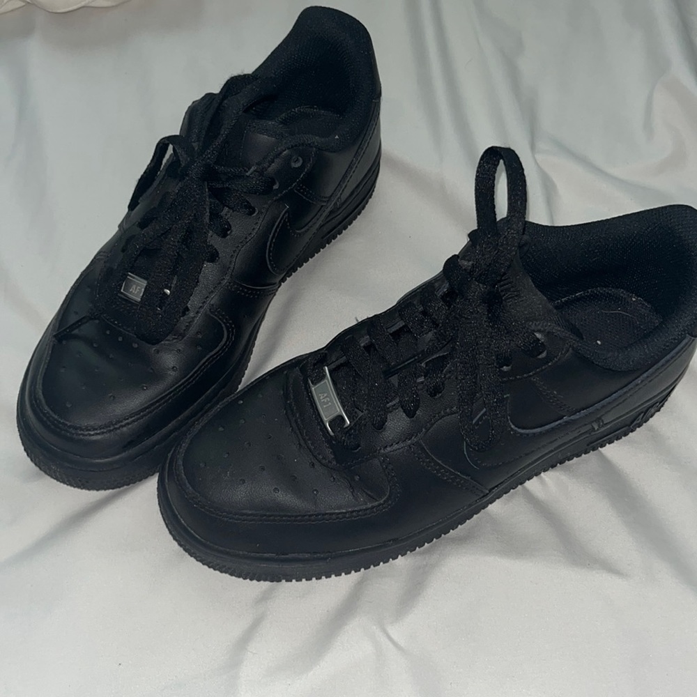 Nike Black Air Force Ones